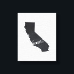 California Chalkboard Home State Kaart Canvas Afdruk<br><div class="desc">California Chalkboard Home State Map Canvas Print</div>