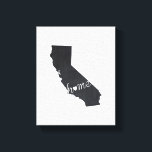 California Chalkboard Home State Kaart Canvas Afdruk<br><div class="desc">California Chalkboard Home State Map Canvas Print</div>
