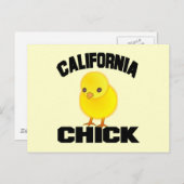 California Chick Briefkaart (Voorkant / Achterkant)