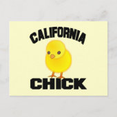 California Chick Briefkaart (Voorkant)