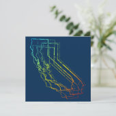 california chill blur kaart (Staand voorkant)