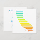 california chill fade kaart (Voorkant / Achterkant)