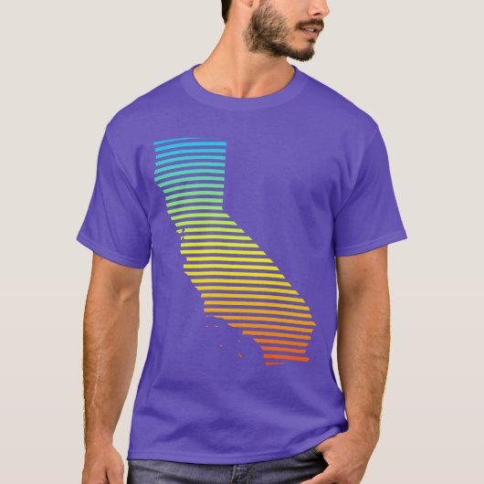 california chill fade t-shirt (Voorkant)