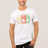 California Chillin Palm Trees Retro Tri-Blend Shirt (Voorkant)