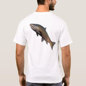 California Chinook Salmon Fish T-shirt (Achterkant)