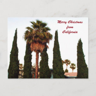 CALIFORNIA CHRISTMAS GREETING briefkaart
