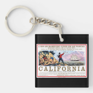 California Clipper Zeilen Sleutelhanger