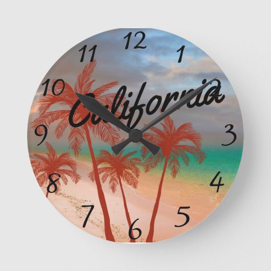 California Clock Ronde Klok (Voorkant)