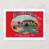 California Club Can LabelBerkley, CA Briefkaart (Voorkant)