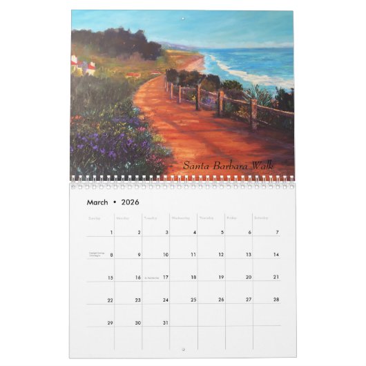 California Coast 2023 Calendar Kalender (Mar 2026)