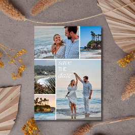 California Coast Beach Bruiloft Save the Date