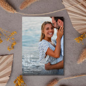 California Coast Beach Bruiloft Save the Date