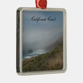 California Coast Kerstsierway Highway One Metalen Ornament (Rechts)