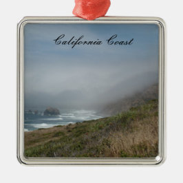 California Coast Kerstsierway Highway One Metalen Ornament
