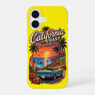 California Coast Sunset Road Trip Hoesje iPhone 16 Hoesje