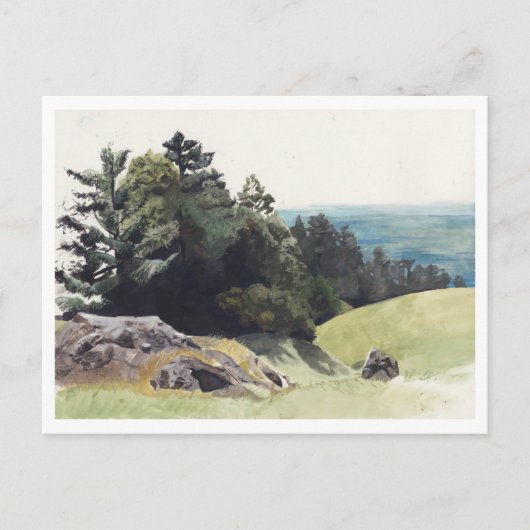 California Coastal Landscape Painting Briefkaart (Voorkant)