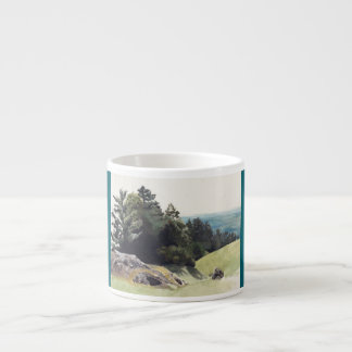 California Coastal Landscape Painting Espresso Kop