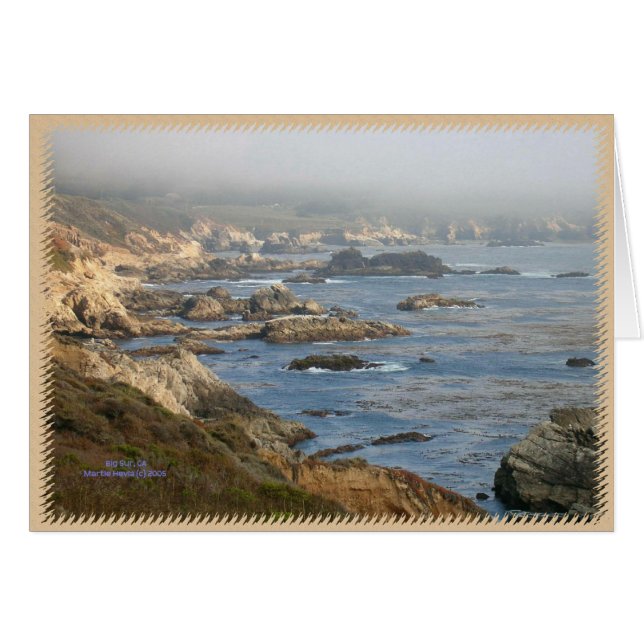 California Coastline Kaart Series (7) (Voorkant Horizontaal)