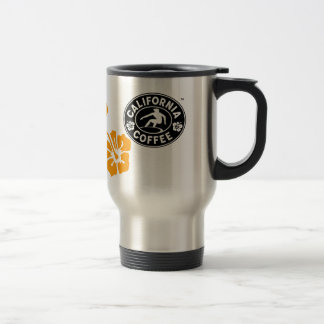 California Coffee Travel Mug - Roestvrij staal Reisbeker