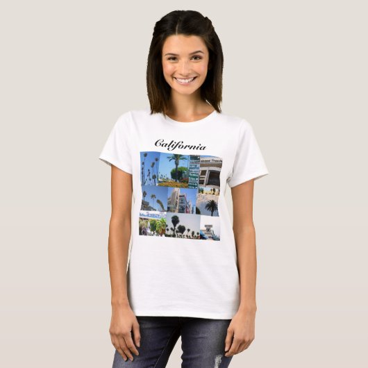 CALIFORNIA COLLAGE shirt (Voorkant volledig)