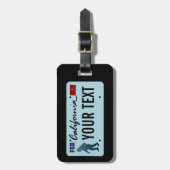 California Columbia Sasquatch License Bord Bagagelabel (Voorkant verticaal)