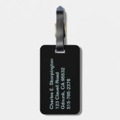 California Columbia Sasquatch License Bord Bagagelabel (Achterkant verticaal)