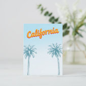 California Comic Style Briefkaart (Staand voorkant)