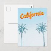California Comic Style Briefkaart (Voorkant / Achterkant)