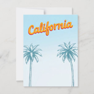 California Comic Style Briefkaart
