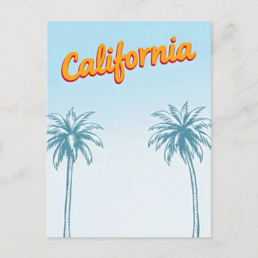 California Comic Style Briefkaart (Voorkant)