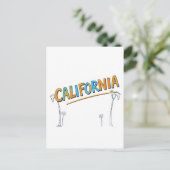 California Comic Style Briefkaart (Staand voorkant)