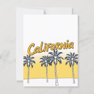 California Comic Style Briefkaart