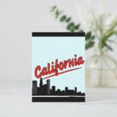 California Comic Style Briefkaart (Staand voorkant)