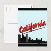 California Comic Style Briefkaart (Voorkant / Achterkant)