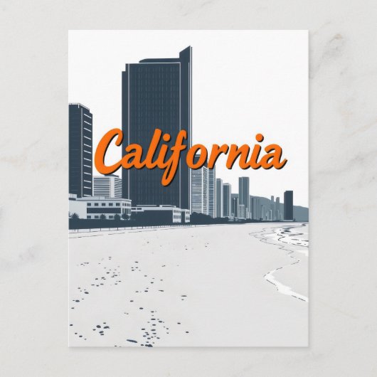 California Comic Style Briefkaart (Voorkant)