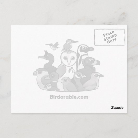 California Condor Briefkaart (Achterkant)