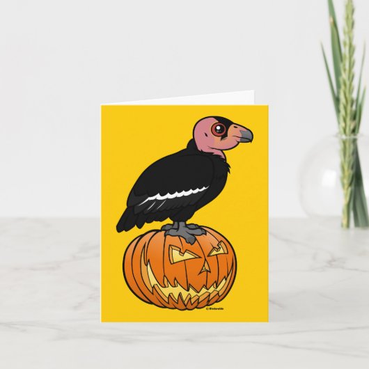 California Condor Halloween Kaart (Voorkant)