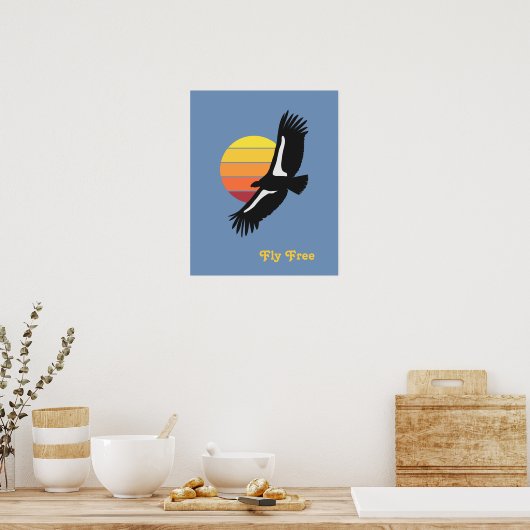 California Condor Poster (Keuken)