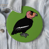 California Condor Ronde Button 6,0 Cm (In situ)