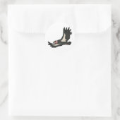 California Condor Ronde Sticker (Tas)