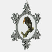 California Condor van Audubon Tin Sneeuwvlok Ornament (Links)