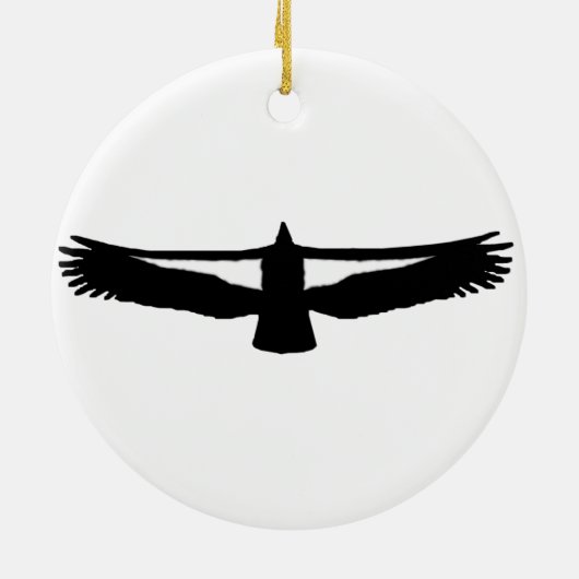 California Condor-versiering Keramisch Ornament (Achterkant)