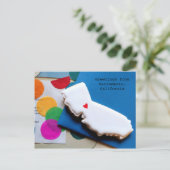 California Cookie Briefkaart (Staand voorkant)