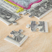  California County Map, door Mitchell, 1860: Legpuzzel (Zijkant)