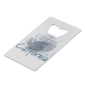 California Credit Card Bottle Open Creditkaart Flessenopener (Voorkant Gekanteld)