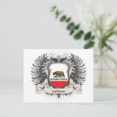 California Crest Briefkaart (Staand voorkant)