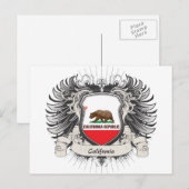 California Crest Briefkaart (Voorkant / Achterkant)