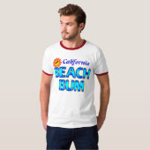 California Custom Beach Bum Funny Shirt (Voorkant volledig)