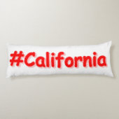 "#California " Cute Design. Bestel nu Lichaamskussen (Achterkant)