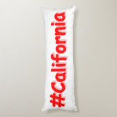 "#California " Cute Design. Bestel nu Lichaamskussen (Achterkant (Verticaal))